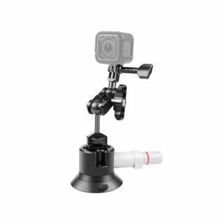 PULUZ autós szélvédő tartó GOPRO Hero, DJI Osmo Action, egyéb akciókamerákhoz (PU845B) tapadókorongos