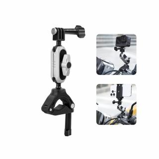 PULUZ kormányra rögzíthető bilincs és magic arm mobiltelefon tartóval és akciókamera adapterrel (PU862)