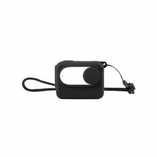 PULUZ szilikon védőtok lencsevédő sapkával Insta360 GO 3 sportkamerához (PU876B)
