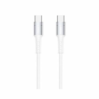 Remax Chaining RC-198 USB-C - USB-C kábel, 1m, 65W (fehér)