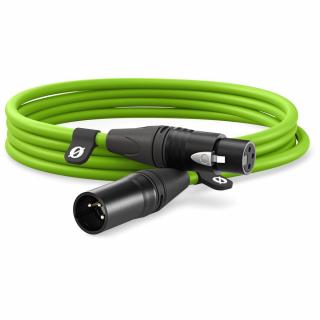 RODE XLR3M XLR mikrofonkábel, 3m, zöld
