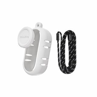 Sunnylife szilikon tok pánttal Insta360 GO 3 / GO 3S-hez hőelvezetéssel (fehér) (G3S-BHT839-W)