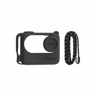 Sunnylife szilikon tok pánttal Insta360 GO 3S-hez (fekete) (G3S-BHT838-D)