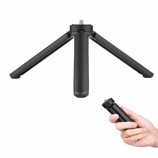 Techsuit - Mini állvány (TPD3) - Állítható, 1/4 hüvelykes csavarkulccsal ILDC, DSLR fényképezőgépekhez - Fekete