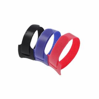 Tépőzáras kábelrögzítő, kábelkötegelő 200x12mm 3db-os (TKCZ)