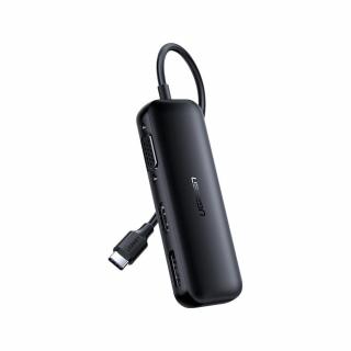 Ugreen adapter konverter VGA / DisplayPort V1.2a / HDMI V2.0b 4K@60 Hz - USB Type C fekete (60568 CM260)