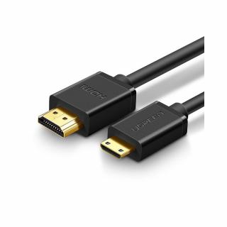 Ugreen HDMI - mini HDMI kábel 19 pin 2.0v 4K 60Hz 30AWG 1,5m fekete (11167)