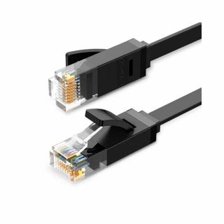 Ugreen RJ45 Cat 6 UTP 2m Ethernet patchcord lapos kábel 1000Mbps fekete (NW102 50174)
