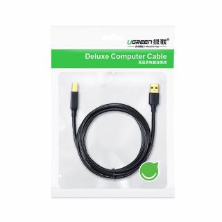 Ugreen US135 USB Type B nyomtatókábel - USB 2.0 480 Mbps 2m fekete