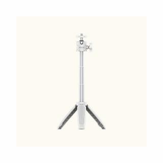 ULANZI MT-08 fehér állítható méretű mini tripod, asztali állvány 360 fokos gömbfejjel, 1/4-es csatlakozással (2014)