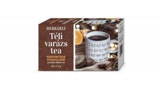 Téli varázs tea- narancsos csokoládé ízű fekete tea