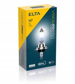 ELTA Vision Pro +150% H4 12V 60/55W autó izzó, 2 db/csomag