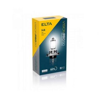 ELTA Vision Pro +50% H4 12V 66/55W autó izzó, 2 db/csomag