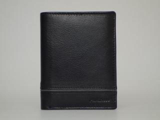 Férfi pénztárca: fekete-szürke bőr (1161414)