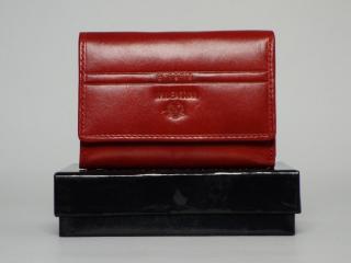 Keretes női pénztárca: piros bőr (1161271)