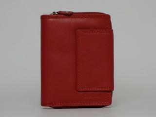 Női pénztárca: piros bőr (1161156)