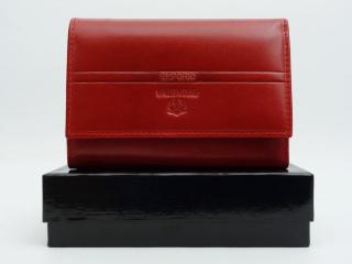Női pénztárca: piros bőr (1163019)