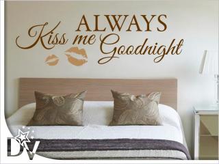 ALWAYS KISS ME GOODNIGHT falmatrica 13.