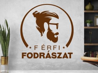 Férfi fodrászat falmatrica - 149B