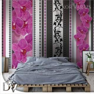 Fotótapéta - Luxus Virágos design Pink Orchideákkal