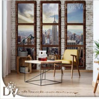 Fotótapéta - New York City Penthouse ablakból