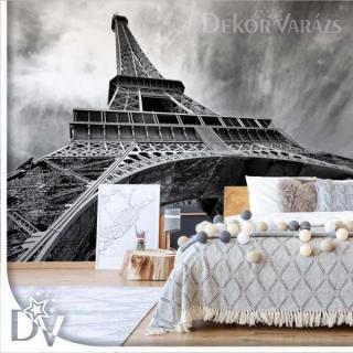 Fotótapéta - Párizs Eiffel-torony fekete-fehér