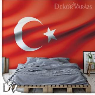 Fotótapéta - Törökörszág 3D zászló
