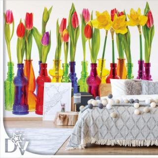 Fotótapéta - Tulipánok vázában