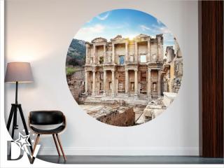 Matrica - Törökország - Celsus könyvtára - Öntapadós kör kép