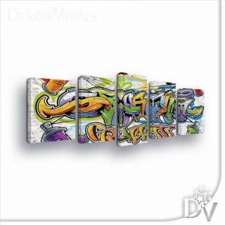 Vászonkép - Graffiti (626CV) / 120 x 50 cm