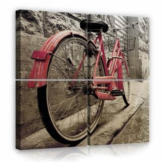 Vászonkép - Piros bicikli (11964S20)