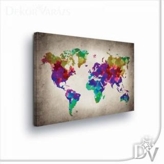 Vászonkép - Világtérkép (10009CV) / egyrészes