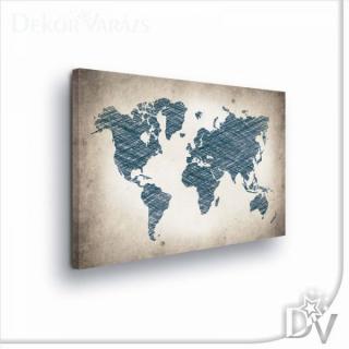 Vászonkép - Világtérkép (10010CV) / egyrészes