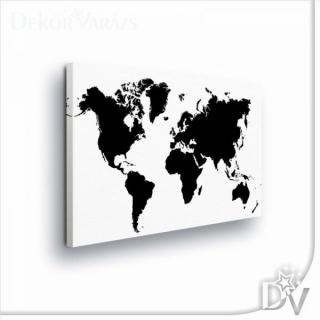 Vászonkép - Világtérkép (2617CV) / egyrészes