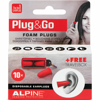 Alpine PlugGo Általános füldugó kulcstartós tárolóval