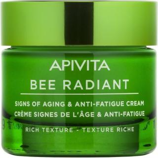 APIVITA BEE RADIANT Bőröregedés és fáradtság jelei elleni arckrém RICH 50 ml