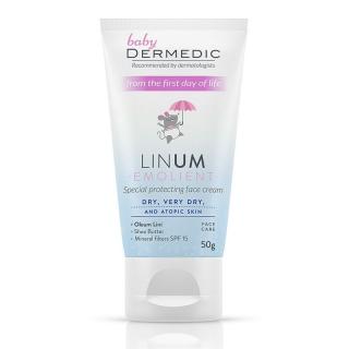 Dermedic Baby Linum Emolient Speciális védő krém arcbőrre 50g
