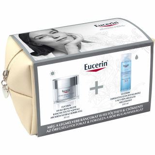 Eucerin Hyaluron-Filler Ráncfeltöltő (micellás) csomag száraz bőrre