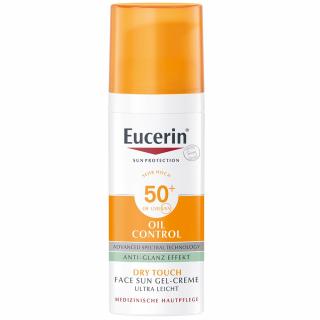 Eucerin Sun Oil Control napozó krém-gél arcra FF50+ 50ml