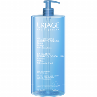Uriage GEL SURGRAS DERMATOLOGIQUE tusfürdő gél száraz bőrre 1L