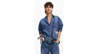 Desigual Mone Mickey Denim Edge Lisa táska