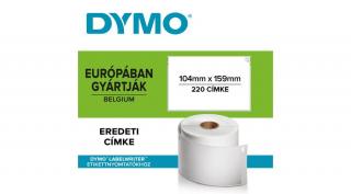 Dymo Etikett címke XL nyomtatóhoz 104mm x 159mm (S0904980)