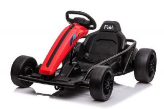ALP elektromos Gokart 24V, red , sima drift kerekek, 2 x 350 W-os motor, drift mód 13 Km / h sebességgel, 24 V-os akkumulátor,