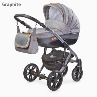 CAMINI FRONTERA MULTIFUNKCIÓS BABAKOCSI 3IN1 graphite ,  GREY  HORDOZÓVAL