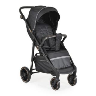 Cangaroo buggy babakocsi lapracsukható, nagy kerekek, könnyű FEKETE,