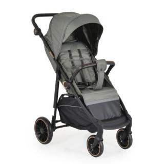 Cangaroo buggy babakocsi lapracsukható, nagy kerekek, könnyű SZÜRKE,