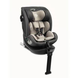 CARETERO FORTIS ISOFIX Autós Gyerekülés I-SIZE 40-150 CM  360 fokban elforgatható GREY , Ajándék 2in1  ülésvédővel