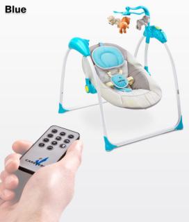 Caretero Loop Swing Elektromos Hinta Blue 12 KG-ig, távirányítóval, adapterrrel