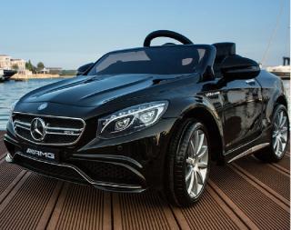 ELEKTROMOS MERCEDES-BENZ AMG S63  KISAUTÓ BLACK TÁVIRÁNYÍTÓ, USB SD MP3