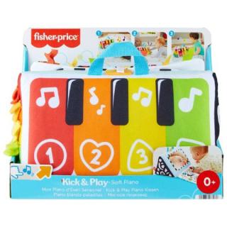 Fisher Price Kick and Play rugdalozó talpak puha zongora